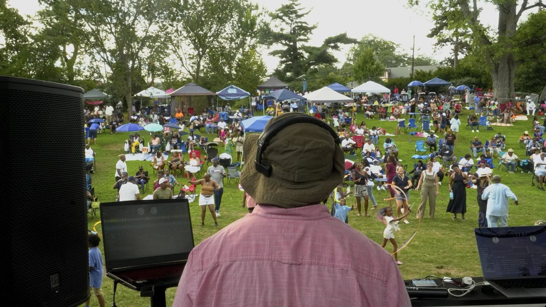 Maplewood House Festival — DJ view
