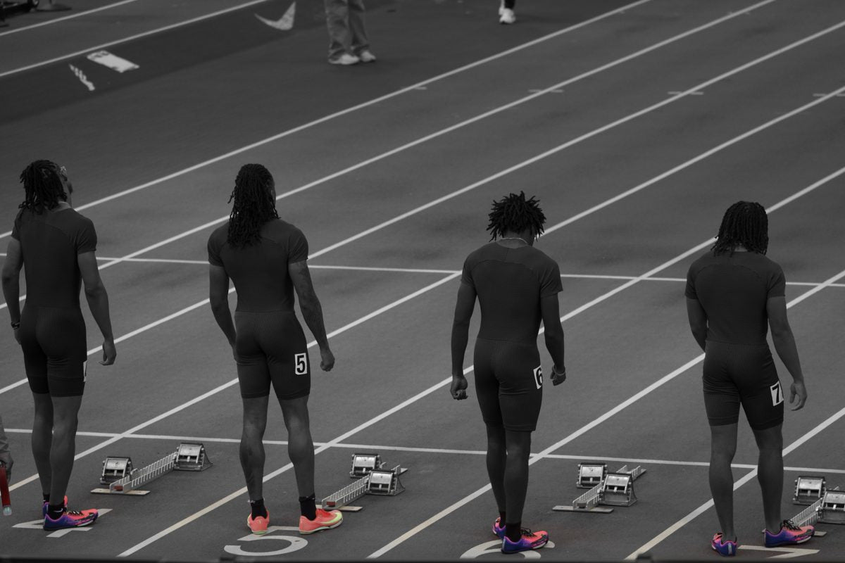 NYC Nike Armory — starting blocks
